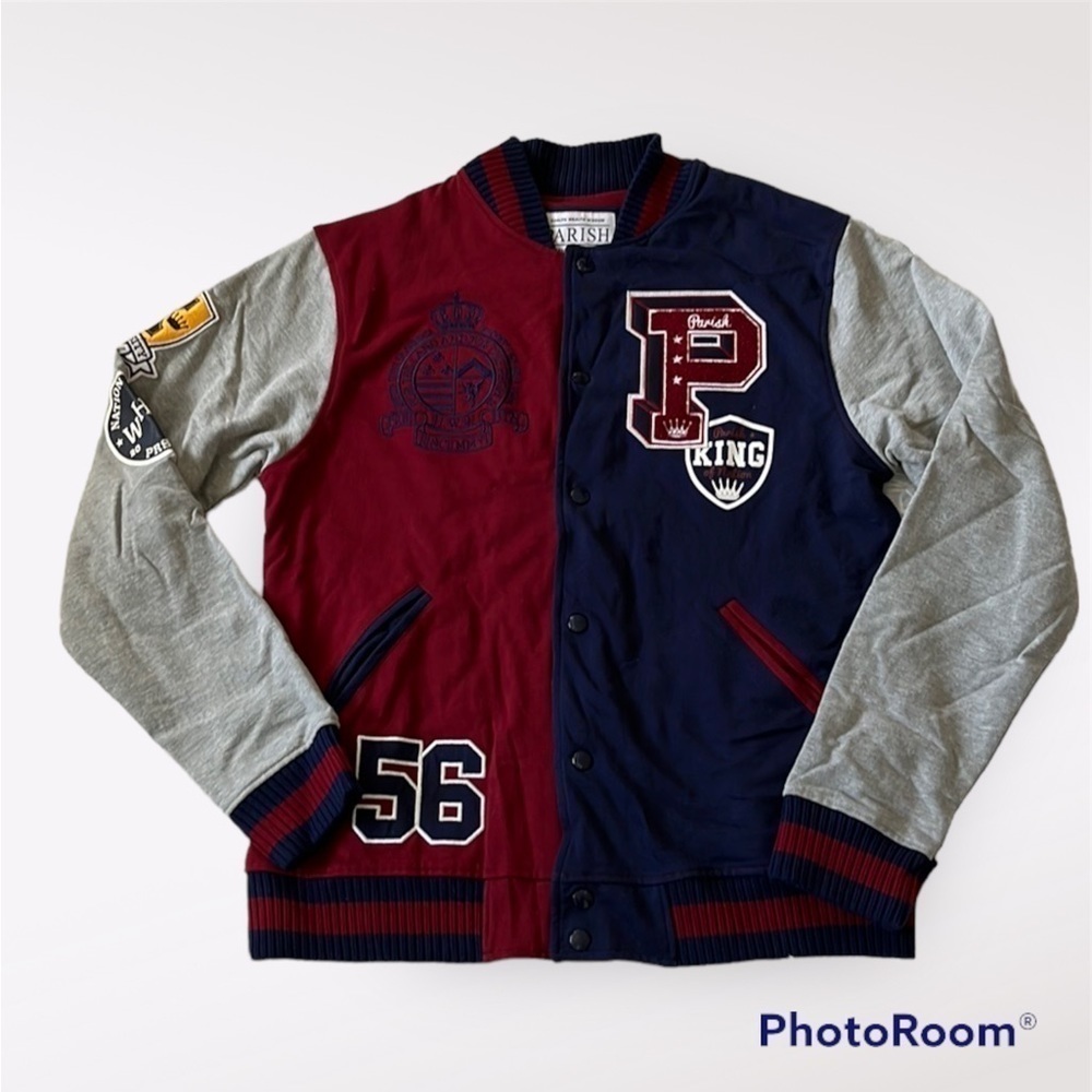 PARISH king Thread collective inc. Multicolor University Jacket size Large